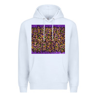 White mardi gras leopard Premium Hoodie - RanaPortraitStore