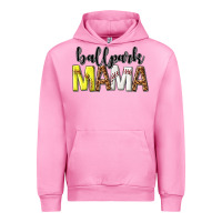 Fuchsia Pink ballpark mama Urban Hoodie - texasbilliewilder