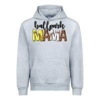 Heather Grey ballpark mama Urban Hoodie - texasbilliewilder