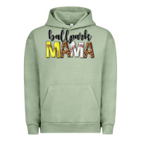 Pigment Oil Green ballpark mama Urban Hoodie - texasbilliewilder