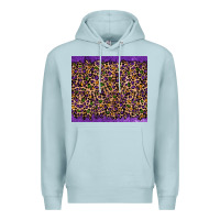 Blue Mist mardi gras leopard Premium Hoodie - RanaPortraitStore