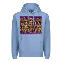 Colony Blue mardi gras leopard Premium Hoodie - RanaPortraitStore