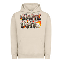 Pigment French Oak game day baseball leopard Urban Hoodie - Zillion Design Studio