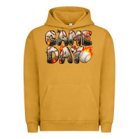 Pigment Peanut Butter game day baseball leopard Urban Hoodie - Zillion Design Studio