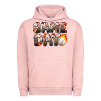 Pigment Salmon game day baseball leopard Urban Hoodie - Zillion Design Studio