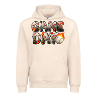 Sandshell game day baseball leopard Urban Hoodie - Zillion Design Studio