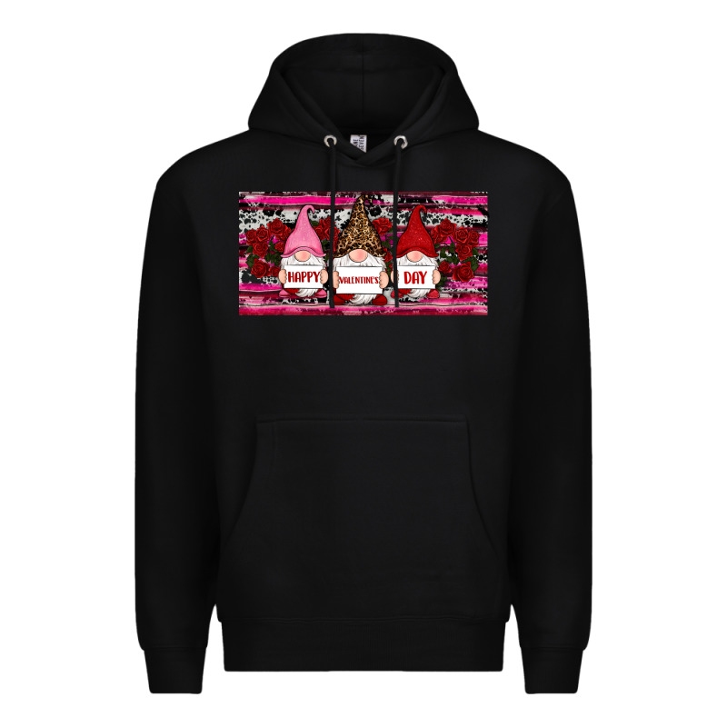 Happy Valentines Day Gnomes Rose Premium Hoodie by RanaPortraitStore | Teevron