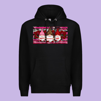 Happy Valentines Day Gnomes Rose Premium Hoodie Designed By Ranaportraitstore