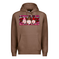 Chestnut Happy valentines day gnomes rose Premium Hoodie - RanaPortraitStore