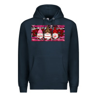 Navy Happy valentines day gnomes rose Premium Hoodie - RanaPortraitStore
