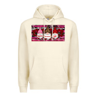 Sandshell Happy valentines day gnomes rose Premium Hoodie - RanaPortraitStore