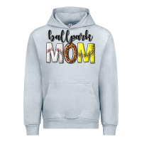 Heather Grey ballpark mom Urban Hoodie - texasbilliewilder