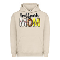 Pigment French Oak ballpark mom Urban Hoodie - texasbilliewilder