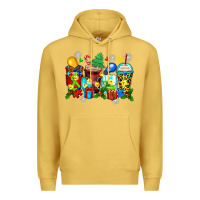 Antique Gold autism christmas coffee cups Premium Hoodie - Zillion Design Studio