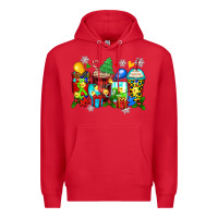 Red autism christmas coffee cups Premium Hoodie - Zillion Design Studio