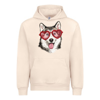 Sandshell husky with love glasses Urban Hoodie - RanaPortraitStore