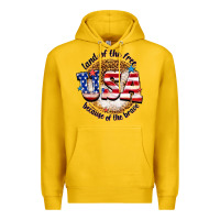 Lemon land of the free usa because of the brave billie w Premium Hoodie - texasbilliewilder