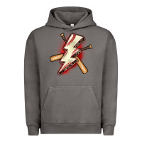 Pigment Tornado baseball lightning bolt Urban Hoodie - Zillion Design Studio