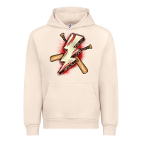Sandshell baseball lightning bolt Urban Hoodie - Zillion Design Studio
