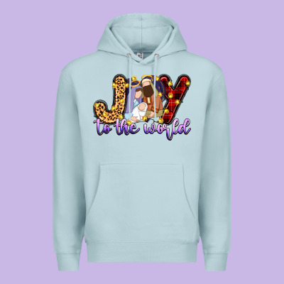Joy To The World Premium Hoodie Designed By Zillion Design Studio