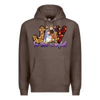 Coffee joy to the world Premium Hoodie - Zillion Design Studio