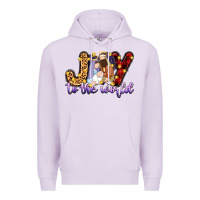 Lilac joy to the world Premium Hoodie - Zillion Design Studio