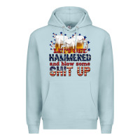 Blue Mist lets get hammered Premium Hoodie - texasbilliewilder
