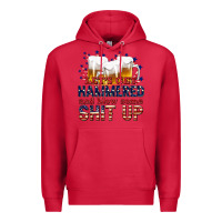 Cardinal lets get hammered Premium Hoodie - texasbilliewilder