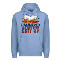 Colony Blue lets get hammered Premium Hoodie - texasbilliewilder