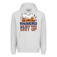 Dove Grey lets get hammered Premium Hoodie - texasbilliewilder