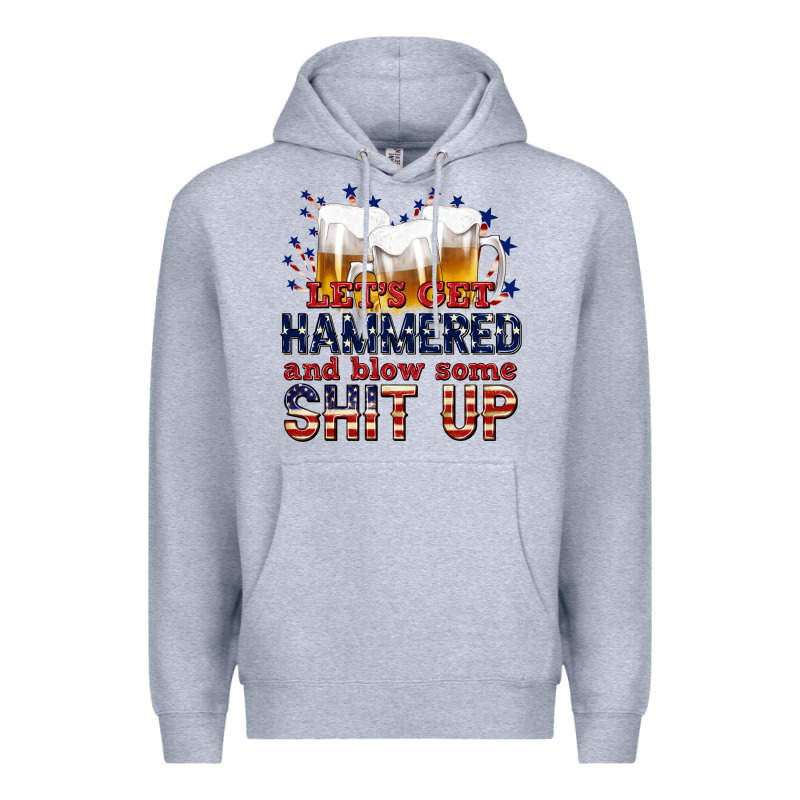 Lets Get Hammered Premium Hoodie by texasbilliewilder | Teevron