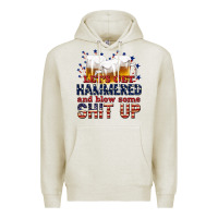 Oatmeal Heather lets get hammered Premium Hoodie - texasbilliewilder