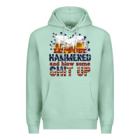 Seafoam lets get hammered Premium Hoodie - texasbilliewilder