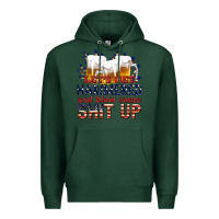 Sports Green lets get hammered Premium Hoodie - texasbilliewilder