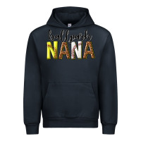 Navy ballpark nana with leopard Urban Hoodie - texasbilliewilder
