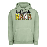 Pigment Oil Green ballpark nana with leopard Urban Hoodie - texasbilliewilder