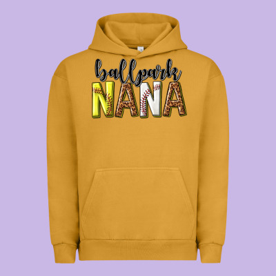 Urban Hoodie ballpark nana with leopard