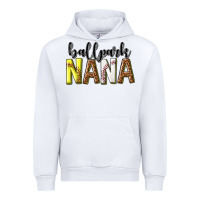 White ballpark nana with leopard Urban Hoodie - texasbilliewilder