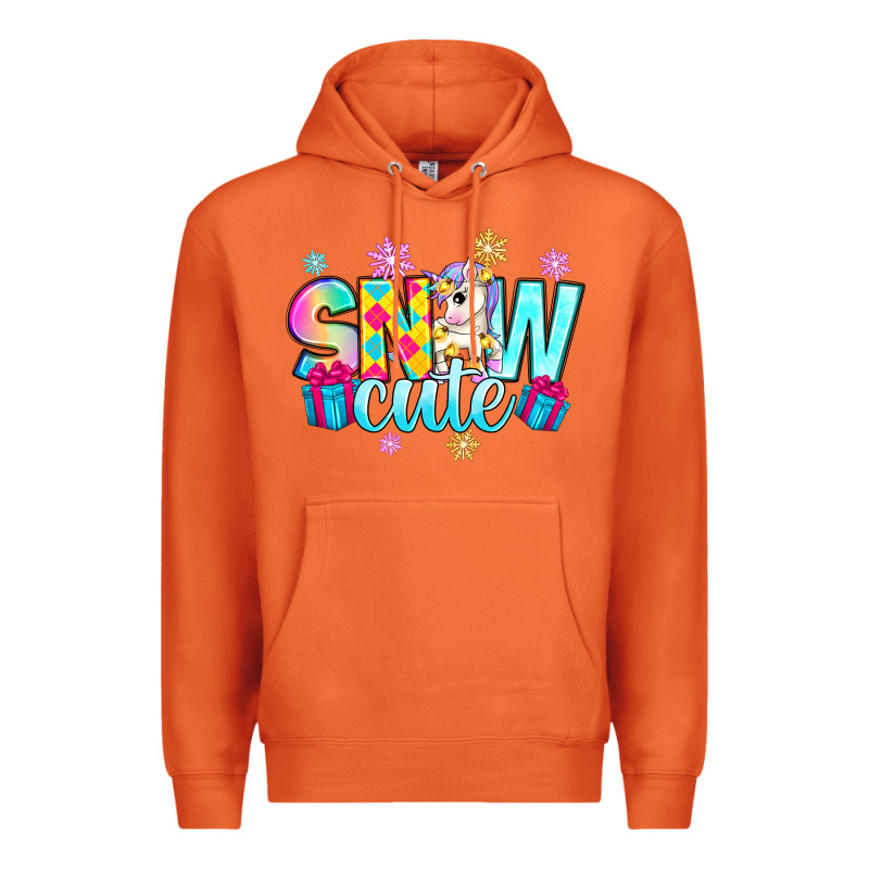 Snow Cute With Unicorn Premium Hoodie by Zillion Design Studio | Teevron