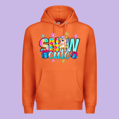 Snow Cute With Unicorn Premium Hoodie Designed By Zillion Design Studio