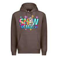 Coffee snow cute with unicorn Premium Hoodie - Zillion Design Studio