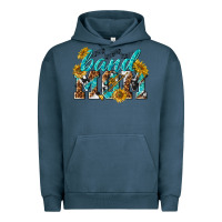 Pigment Midnight Navy band mom Urban Hoodie - texasbilliewilder