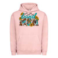 Pigment Salmon band mom Urban Hoodie - texasbilliewilder