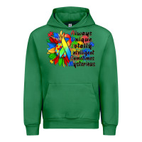 Emerald always unique totally intelligent sometimes myster Urban Hoodie - Zillion Design Studio