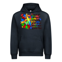 Navy always unique totally intelligent sometimes myster Urban Hoodie - Zillion Design Studio