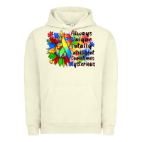 Pigment Pistachio always unique totally intelligent sometimes myster Urban Hoodie - Zillion Design Studio