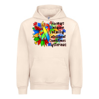 Sandshell always unique totally intelligent sometimes myster Urban Hoodie - Zillion Design Studio