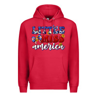 Cardinal little miss america Premium Hoodie - texasbilliewilder