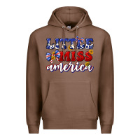 Chestnut little miss america Premium Hoodie - texasbilliewilder