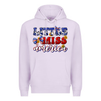 Lilac little miss america Premium Hoodie - texasbilliewilder